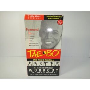 Billy Blanks Tae Bo Instructional The Ultimate Total Body Workout VHS 1998 Tape